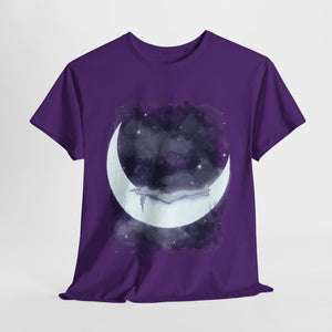 The Girl Who Loved The Moon Unisex Heavy Cotton Tee