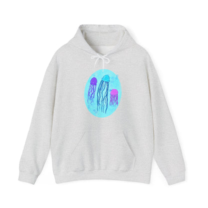 Jellyfish Varieties Unisex Heavy Blend Hooded Sweatshirt