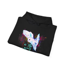 Rainbow Barn Owl (Goblin Variant) Unisex Heavy Blend Hooded Sweatshirt