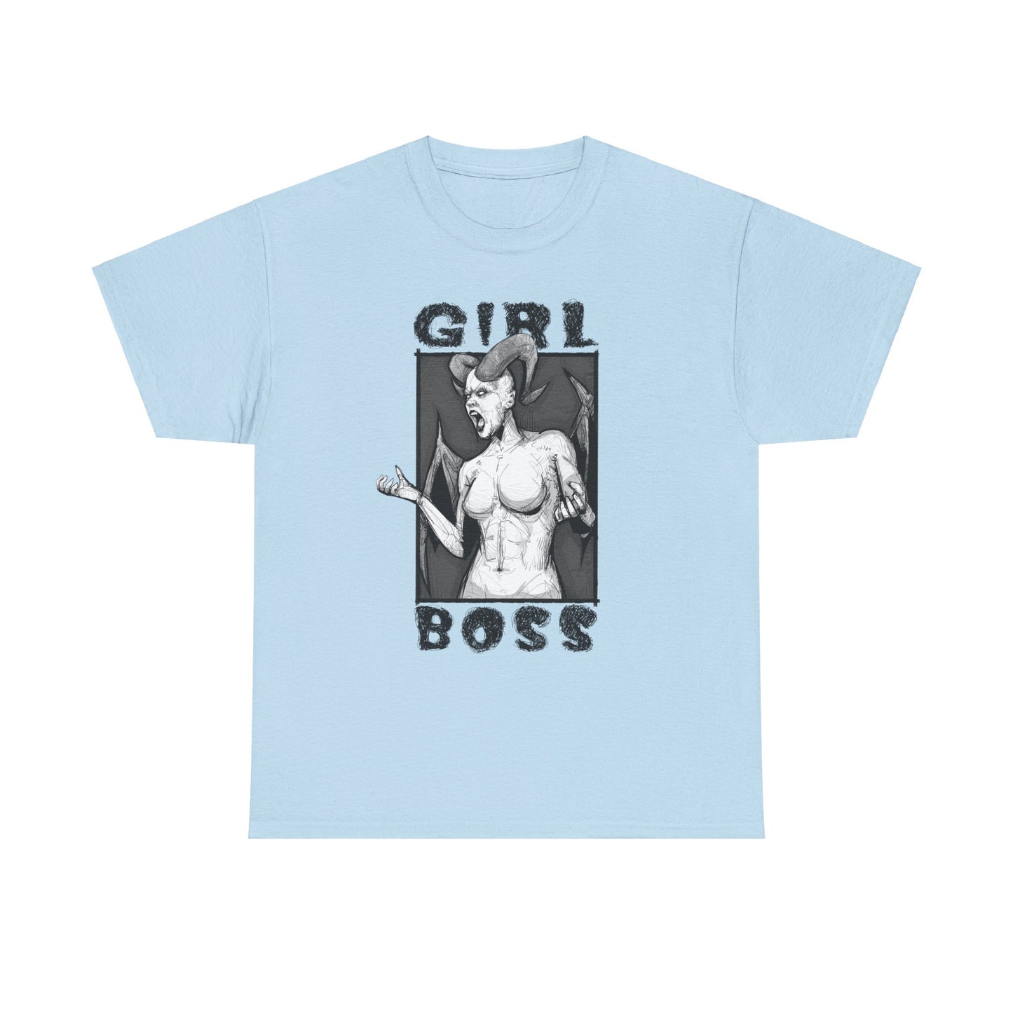 Girl Boss Unisex Heavy Cotton Tee