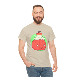 Pumpkin Ghost Unisex Heavy Cotton Tee