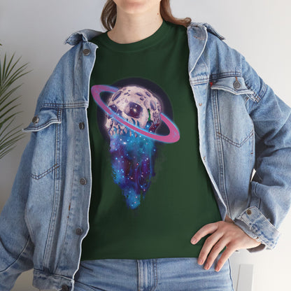 Elemental Skull Space Unisex Heavy Cotton Tee