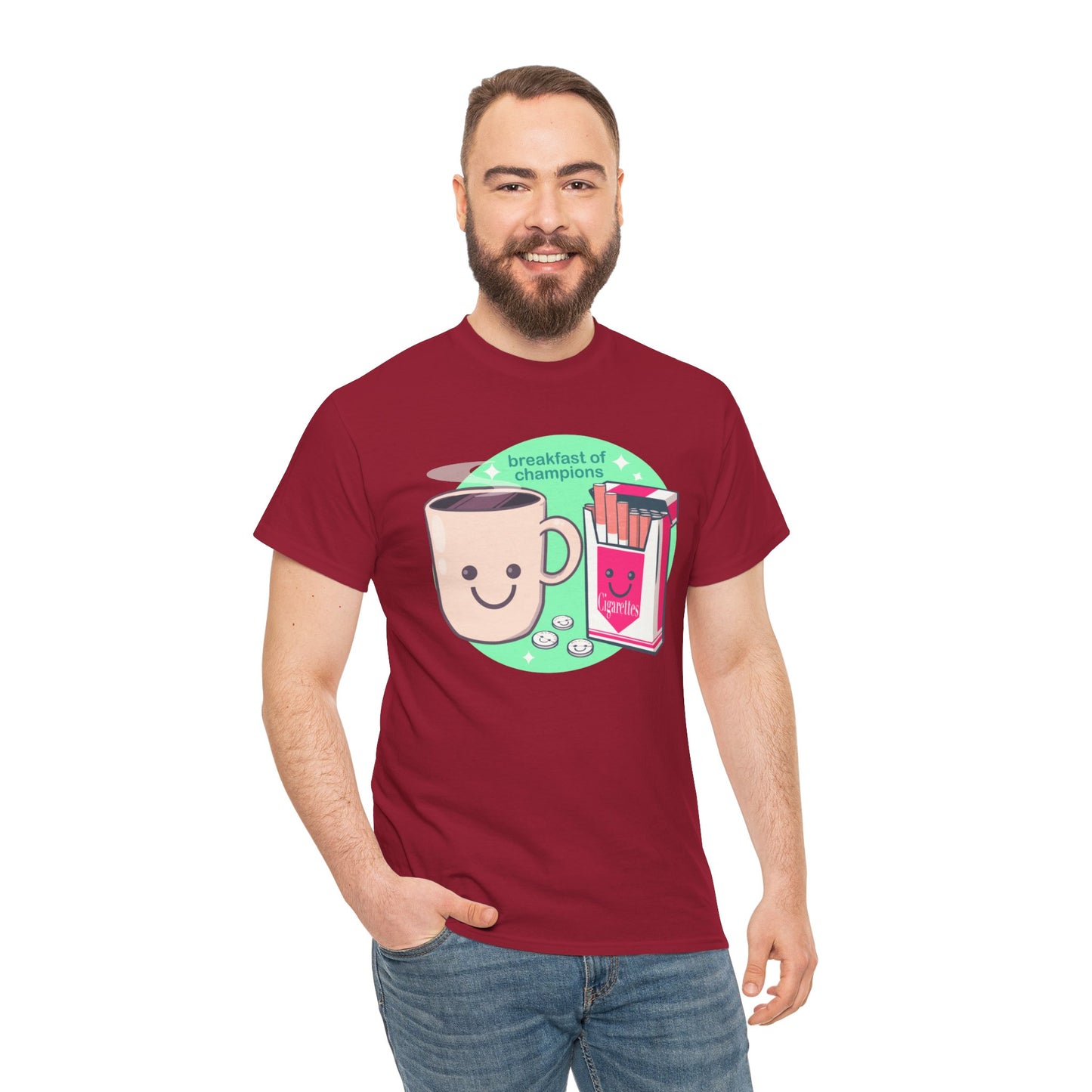 Breakfast of Champions Unisex Heavy Cotton Tee