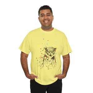 Owl Watercolor Unisex Heavy Cotton Tee