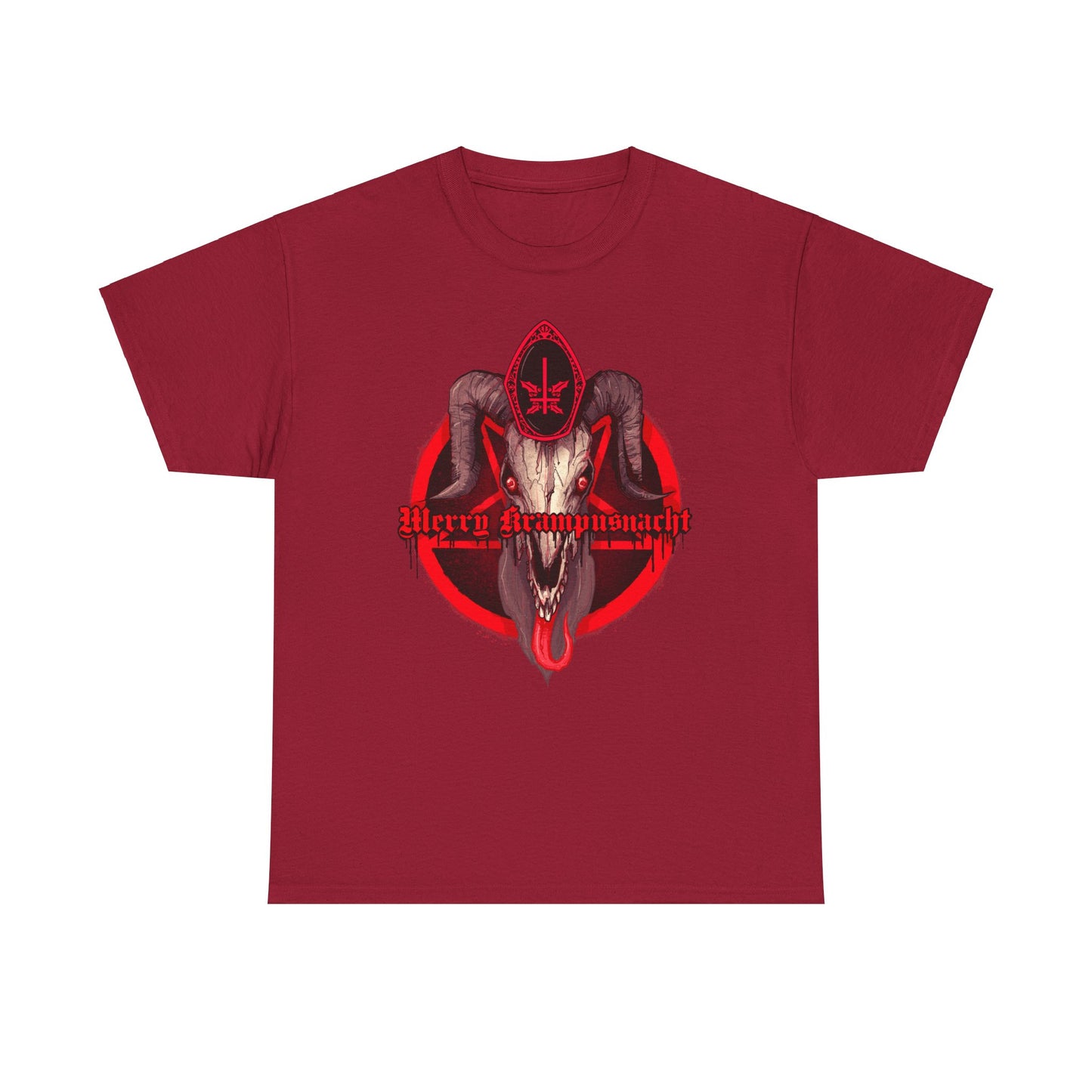 Merry Krampusnacht Unisex Heavy Cotton Tee
