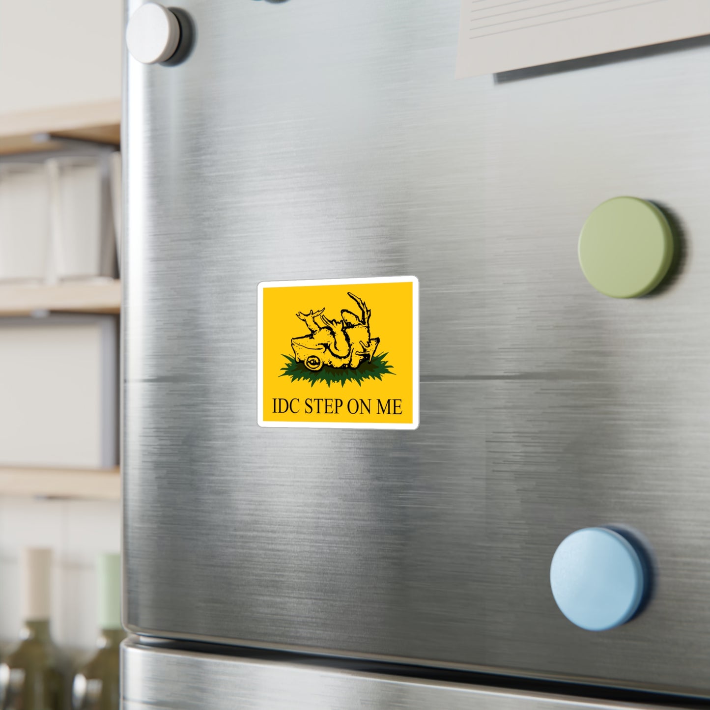 Gadsden Frog Kiss-Cut Vinyl Decal