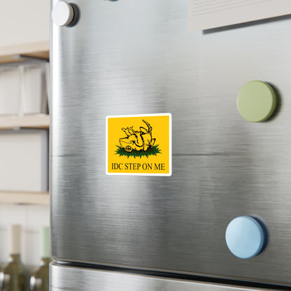 Gadsden Frog Kiss-Cut Vinyl Decal
