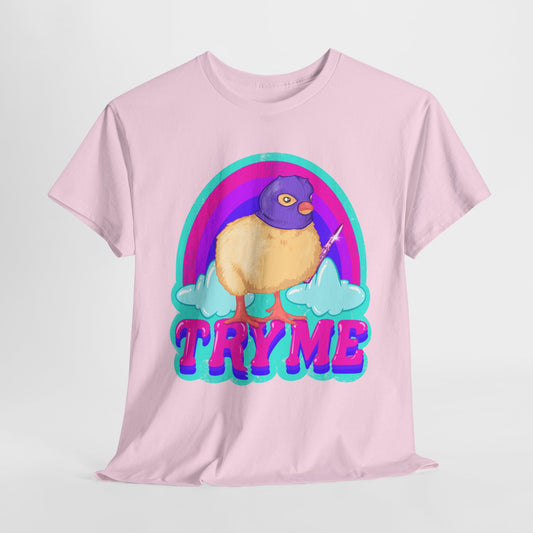 Try Me Unisex Heavy Cotton Tee