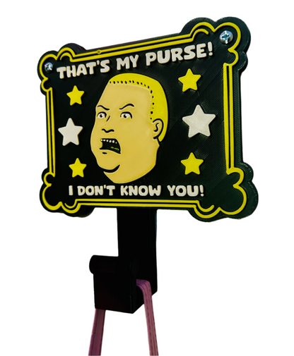 That’s My Purse Hook 3D Wall Print