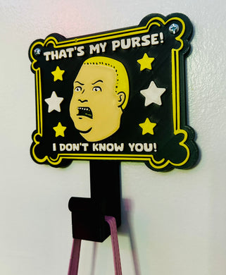That’s My Purse Hook 3D Wall Print