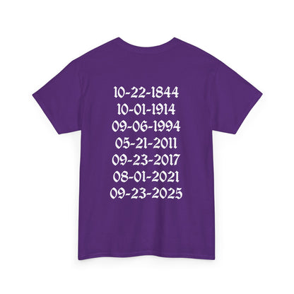 Rapture Survivor (Front & Back Print) Unisex Heavy Cotton Tee