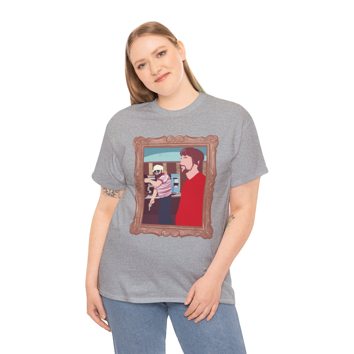 Airport Justice Unisex Heavy Cotton Tee