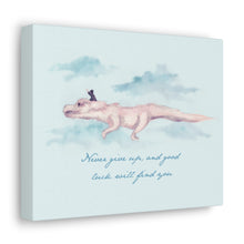 Never Give Up Canvas Gallery Wrapped Art Print