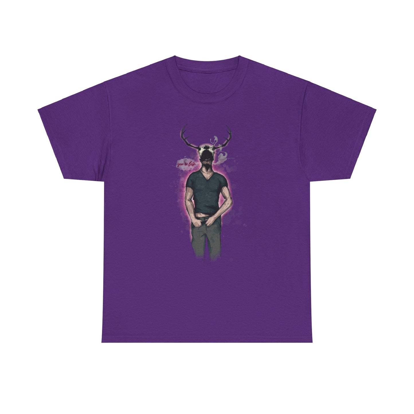 Deer Daddy Series 5: Youre Late Unisex Heavy Cotton Tee