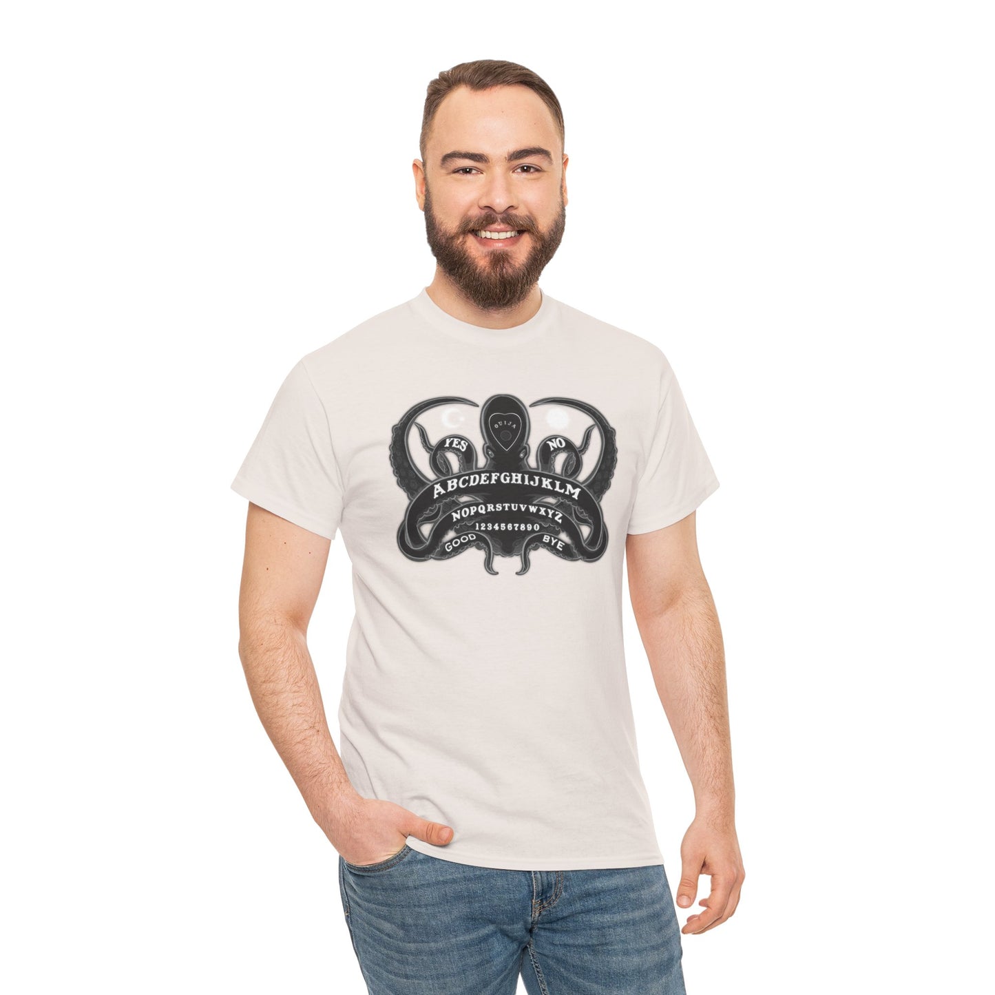 OuijiaPus Unisex Heavy Cotton Tee