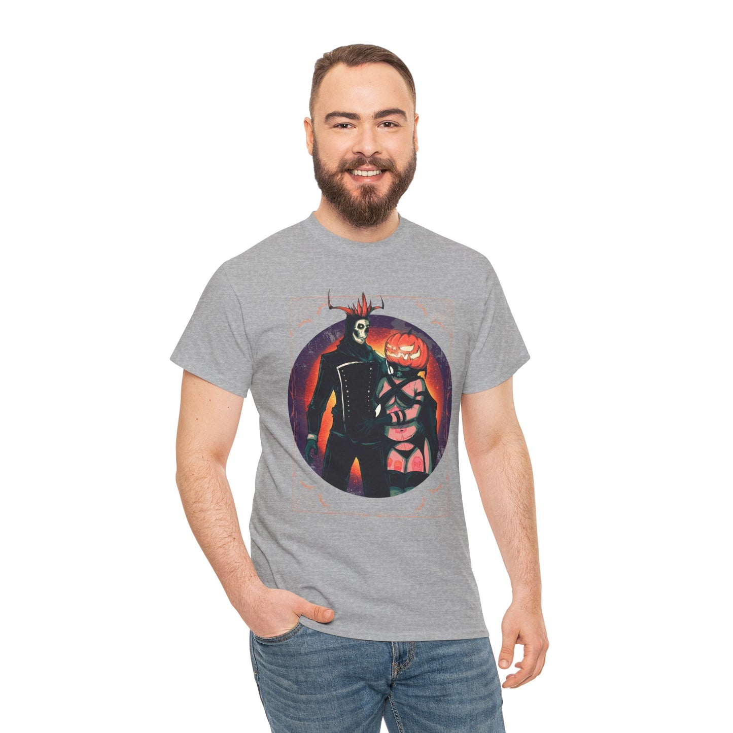 Pumpkin King & Queen Unisex Heavy Cotton Tee