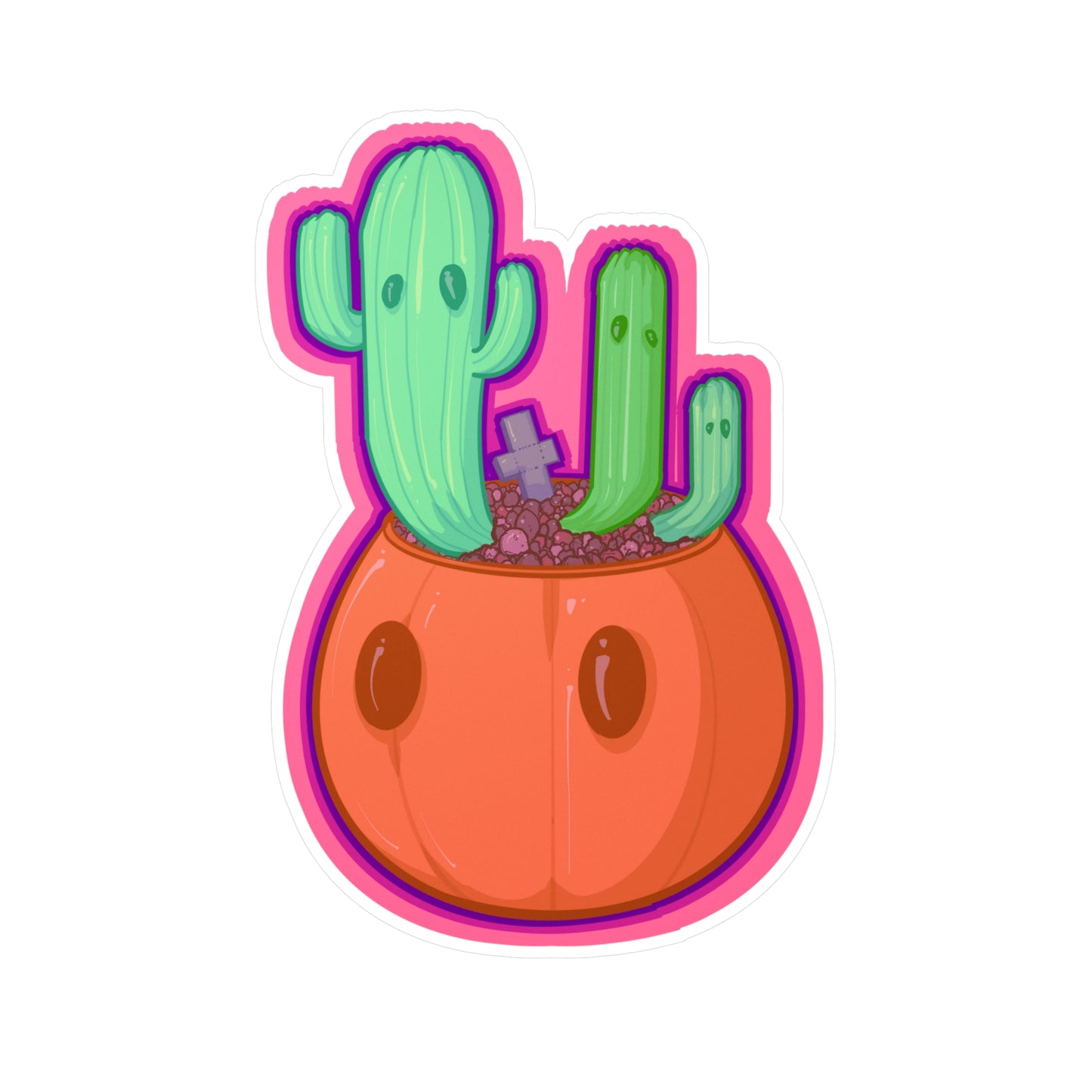 Spooky Succulents Kiss-Cut Vinyl Decal