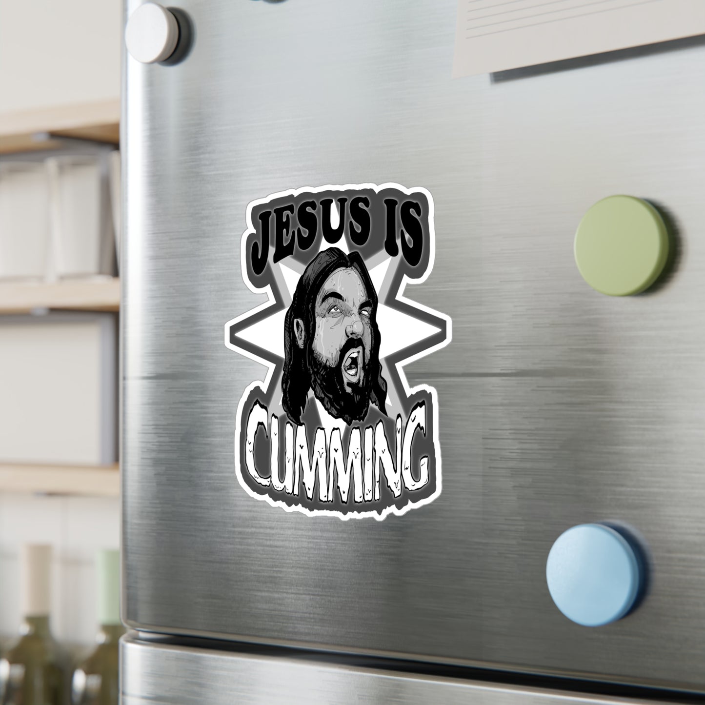 Jesus Is Coming Kiss-Cut Vinyl Decal