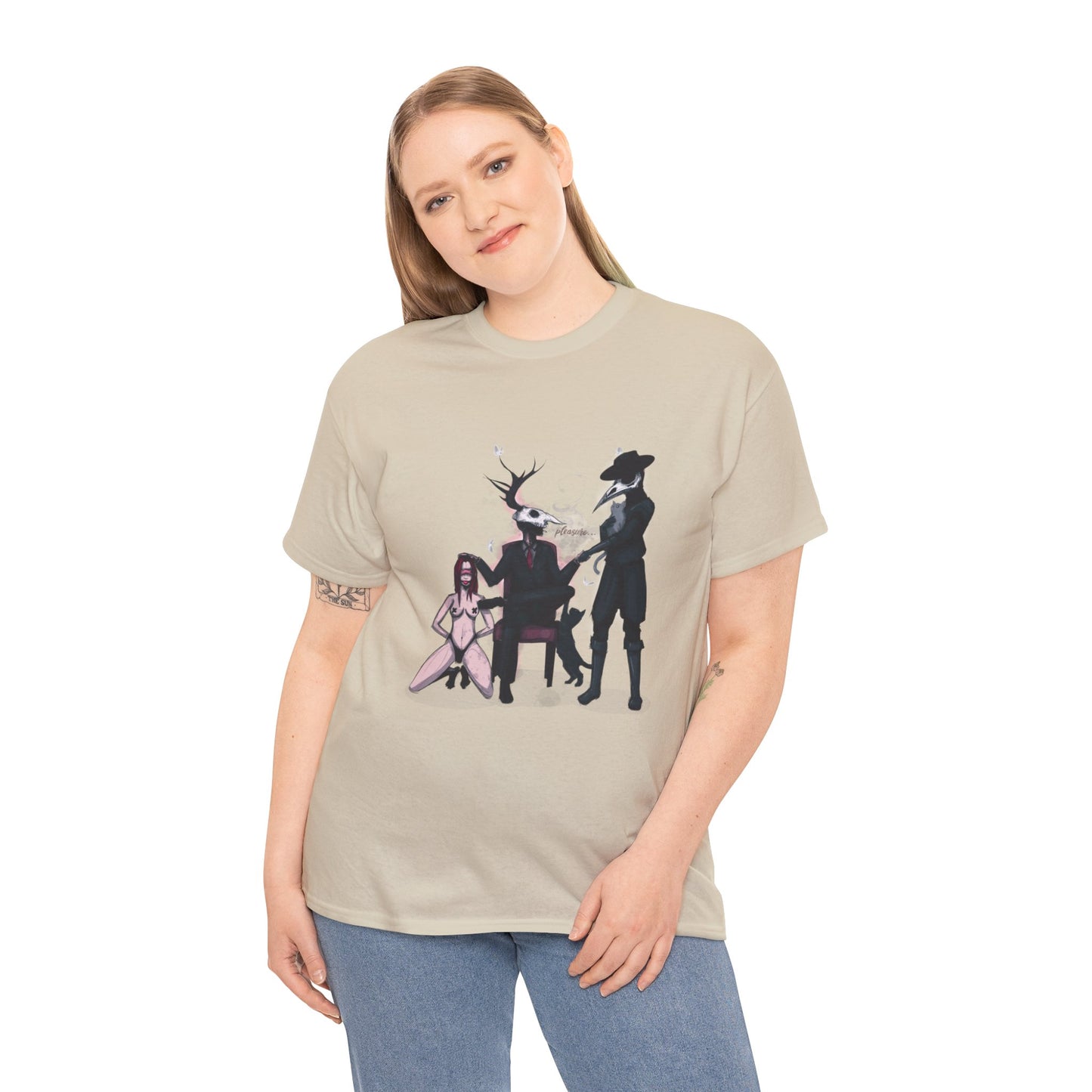 Deer Daddy / Nocturnal Unisex Heavy Cotton Tee