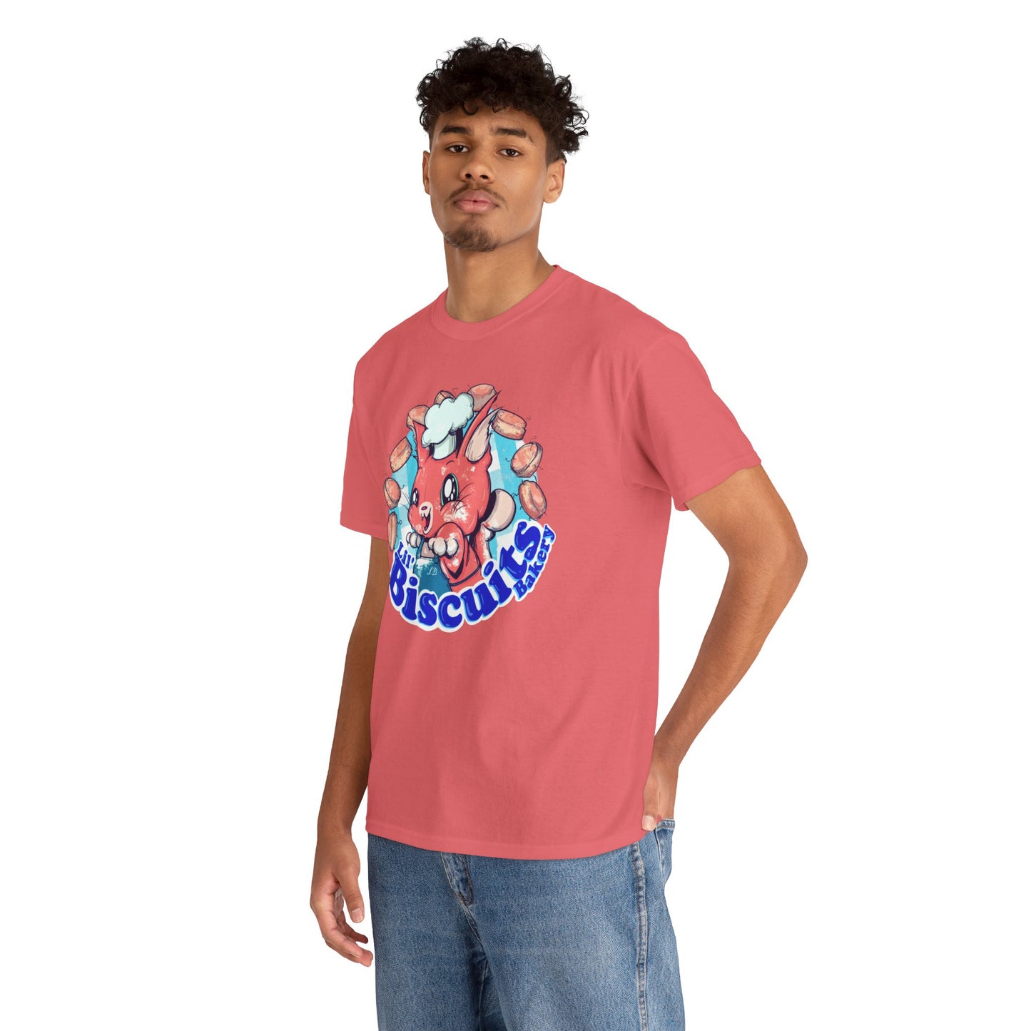 Lil Biscuits Cat Bakery Unisex Heavy Cotton Tee