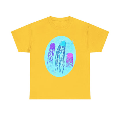 Jellyfish Varieties Unisex Heavy Cotton Tee