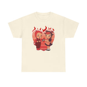 Love Is Hell Unisex Heavy Cotton Tee