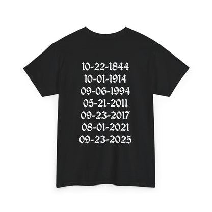 Rapture Survivor (Front & Back Print) Unisex Heavy Cotton Tee