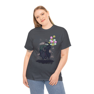 Plague Doctor Balloons Unisex Heavy Cotton Tee