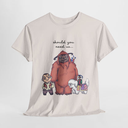 Should You Need Us Unisex Heavy Cotton Tee