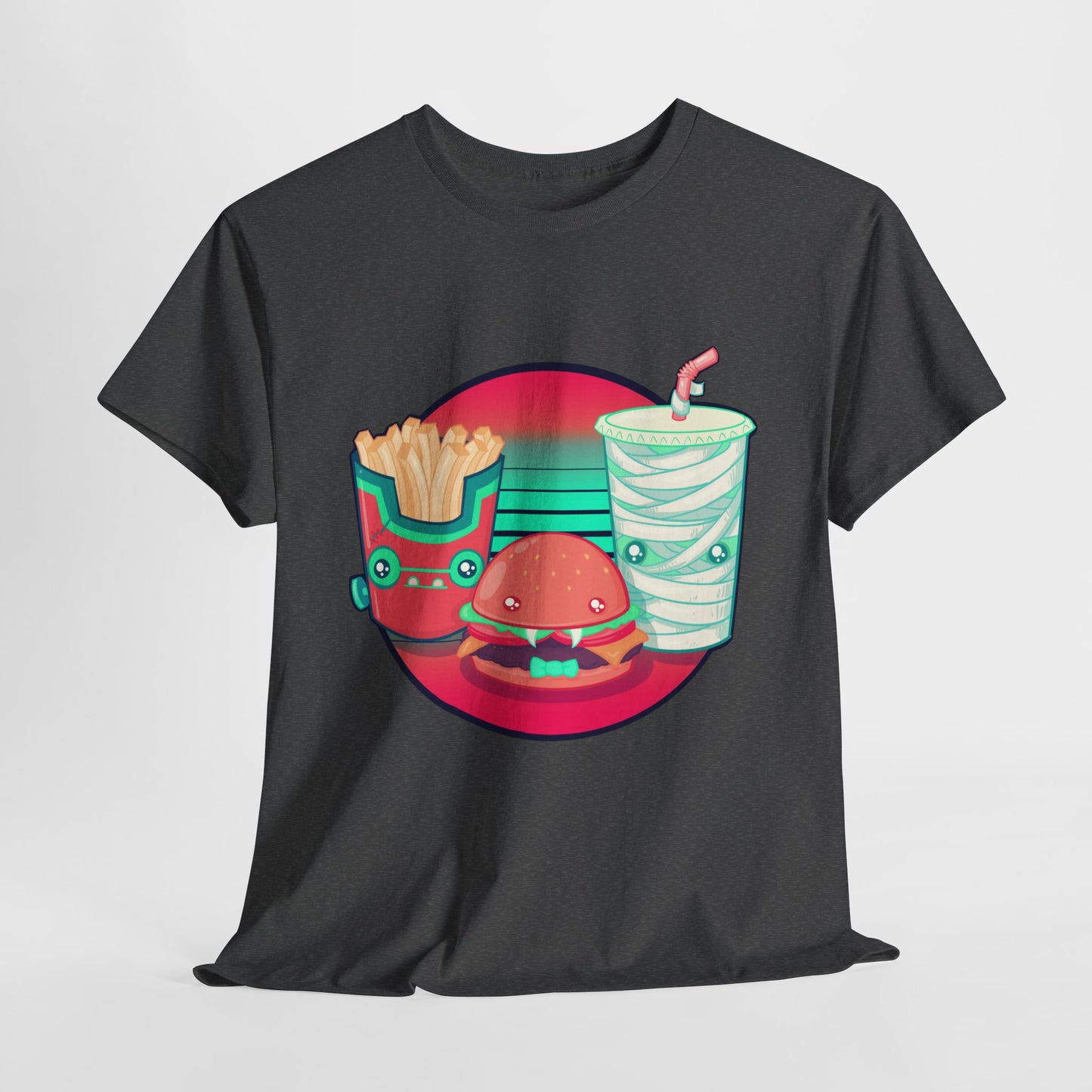 Spooky Fast Food Unisex Heavy Cotton Tee