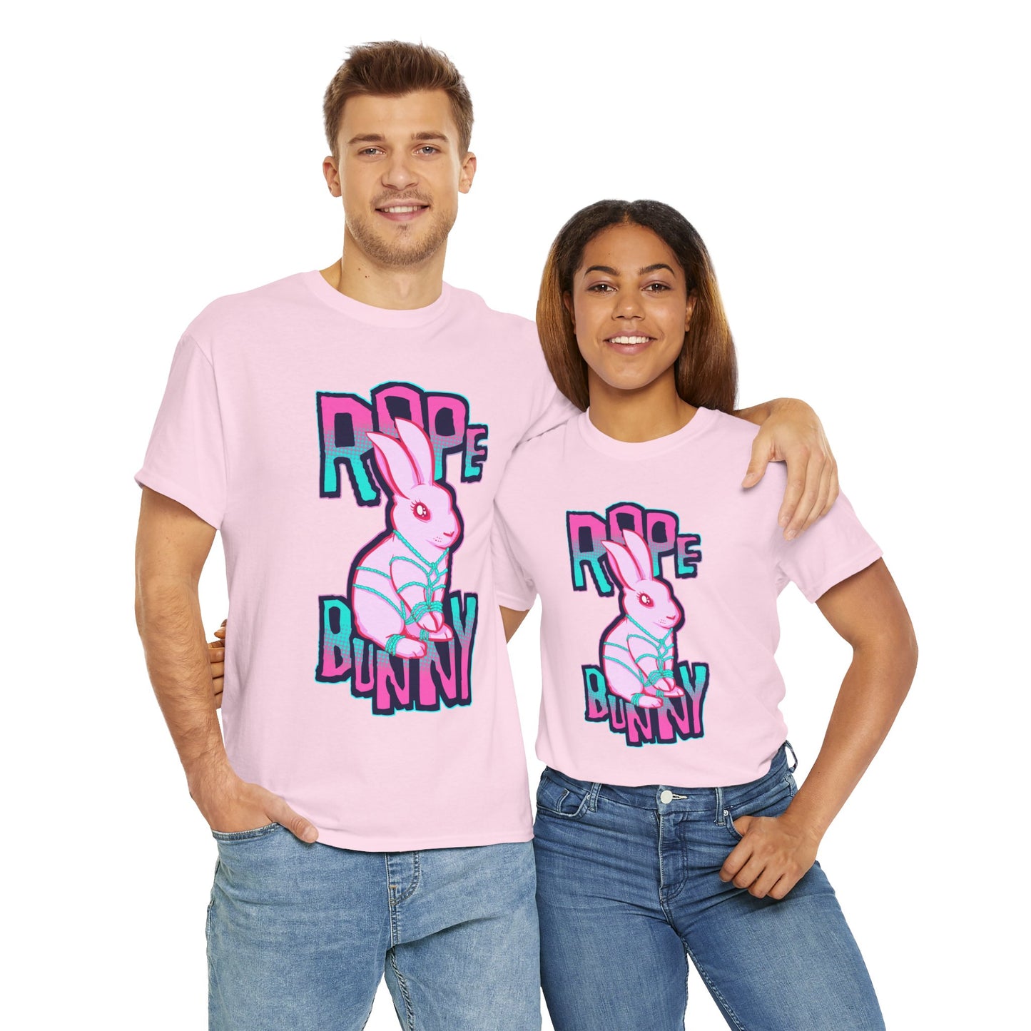 Rope Bunny Unisex Heavy Cotton Tee