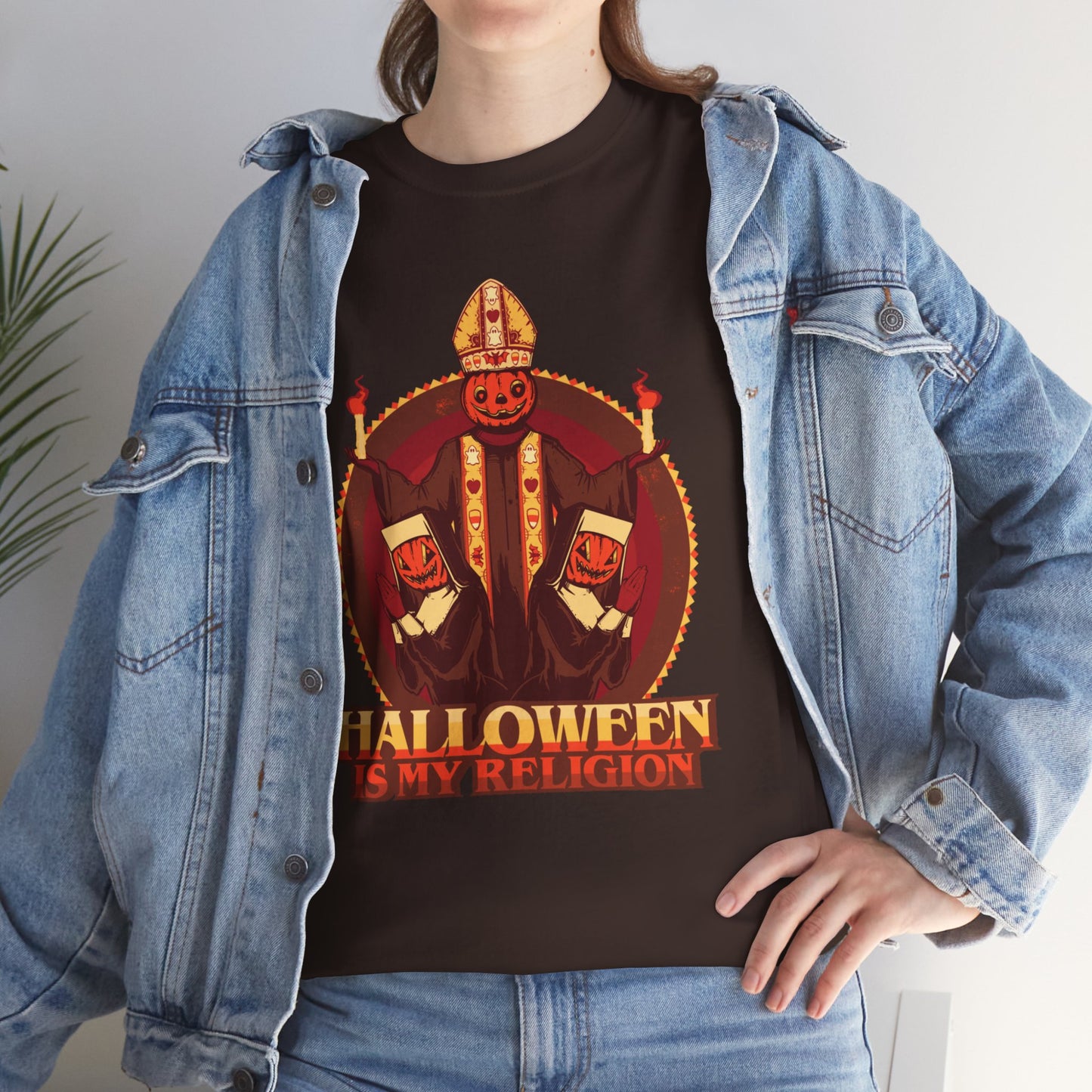 Halloween Is My Religion Unisex Heavy Cotton Tee