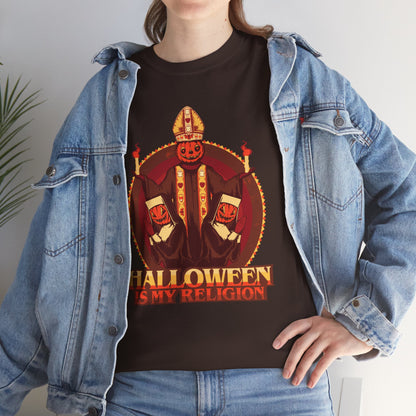 Halloween Is My Religion Unisex Heavy Cotton Tee