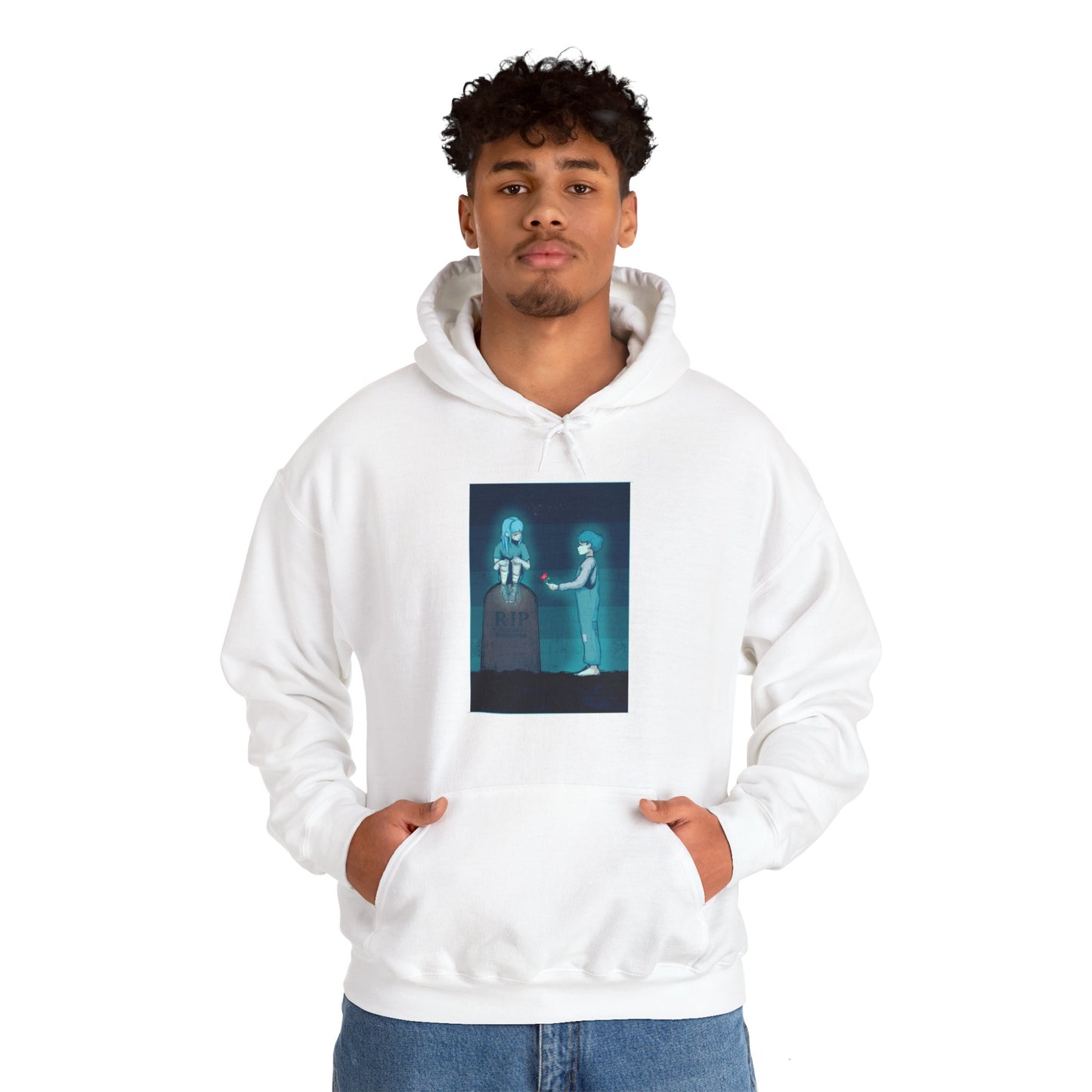 Ghost Kids Unisex Heavy Blend Hooded Sweatshirt