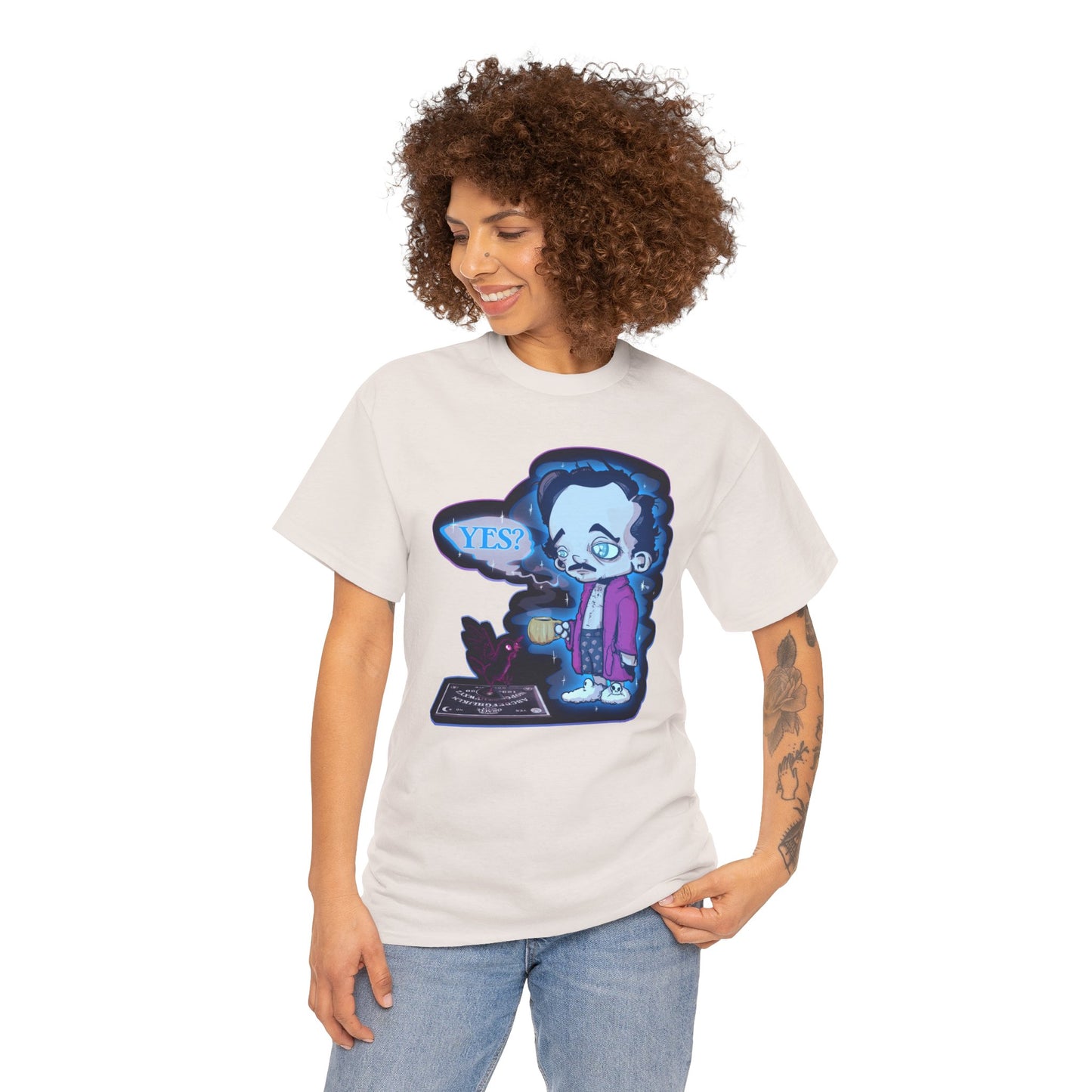 Edgar Allan Ghost Unisex Heavy Cotton Tee