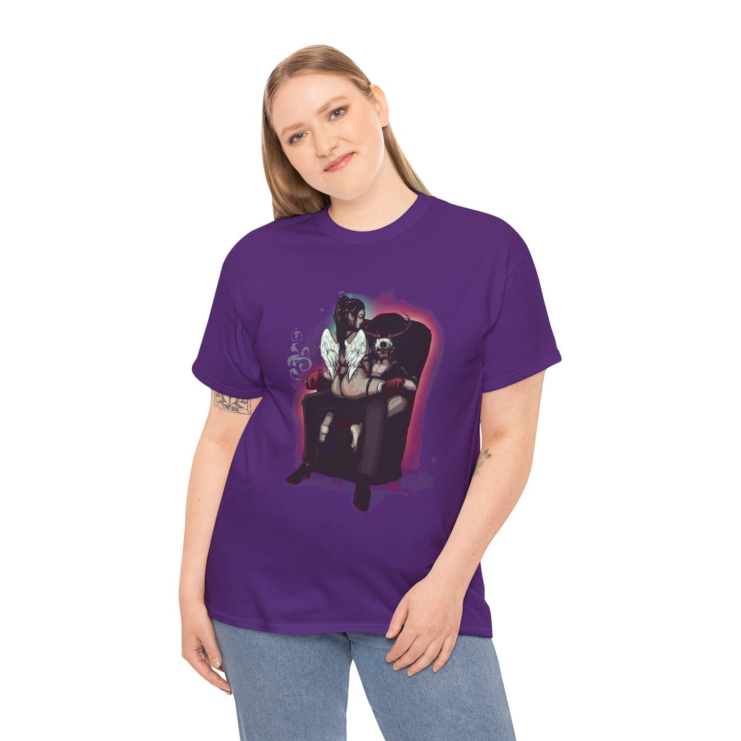 Deer Daddy Series 9: Angels & Demons Unisex Heavy Cotton Tee