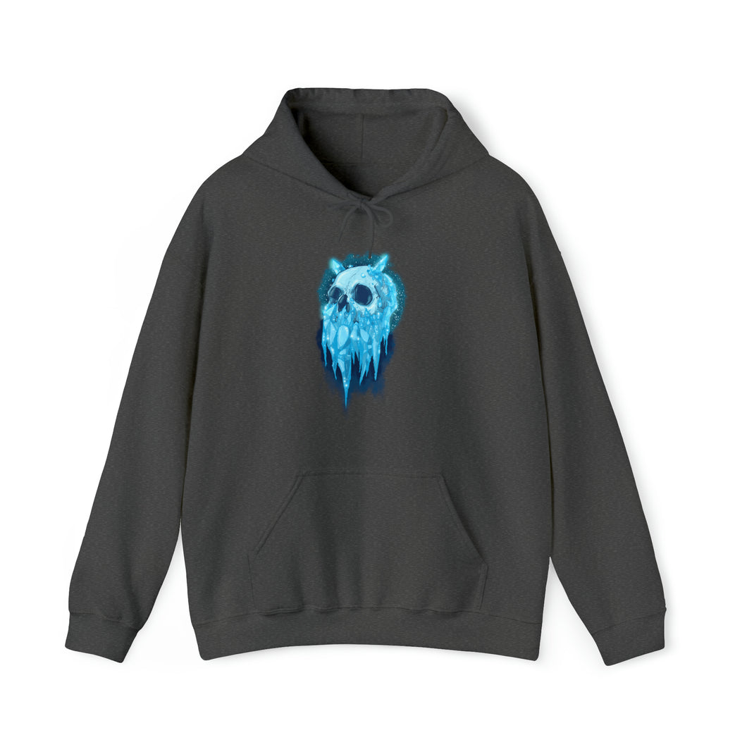 Elemental Skull Ice Unisex Heavy Blend Hooded Sweatshirt