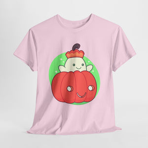 Pumpkin Ghost Unisex Heavy Cotton Tee