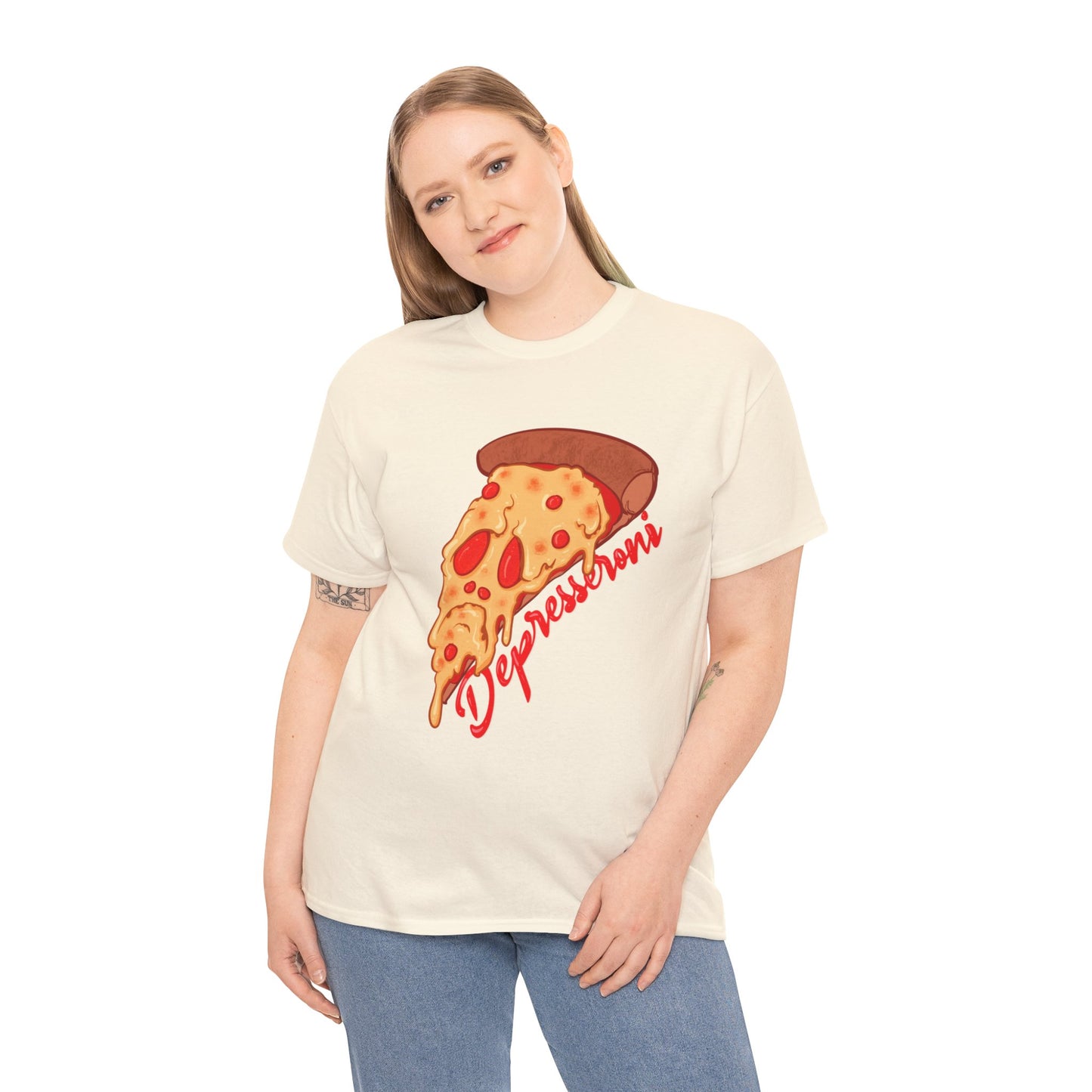 Depresseroni Unisex Heavy Cotton Tee