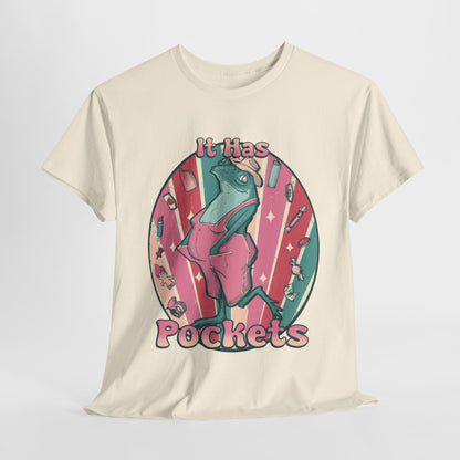 It Has Pockets Unisex Heavy Cotton Tee