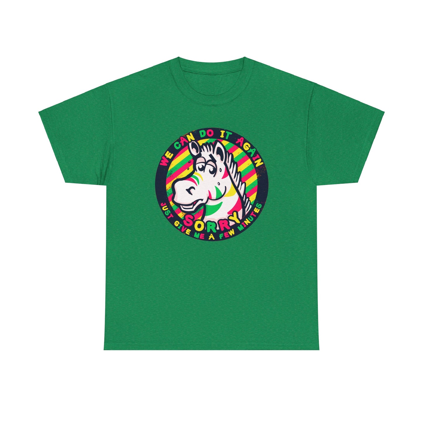 Premature Zebra Unisex Heavy Cotton Tee