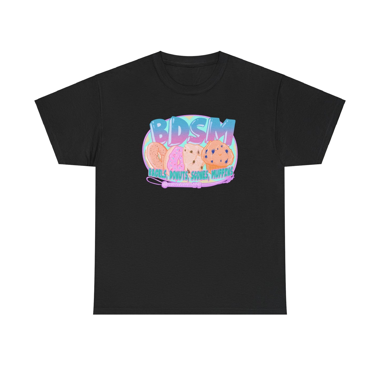 Bagels Donuts Scones Muffins Unisex Heavy Cotton Tee