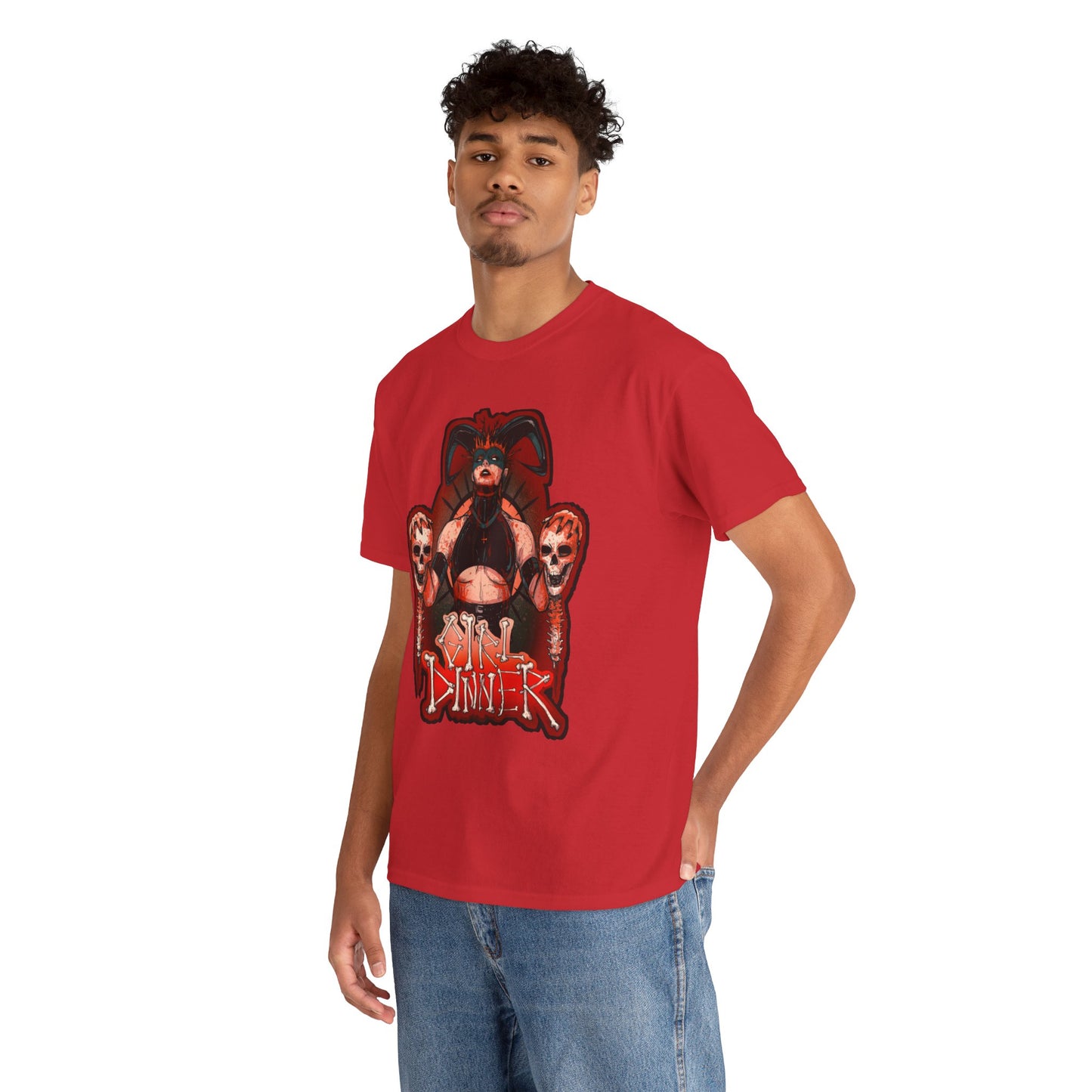 Girl Dinner Unisex Heavy Cotton Tee