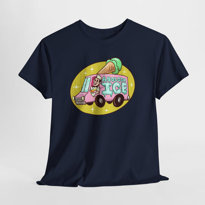 Ice Cream Truck Unisex Heavy Cotton Tee