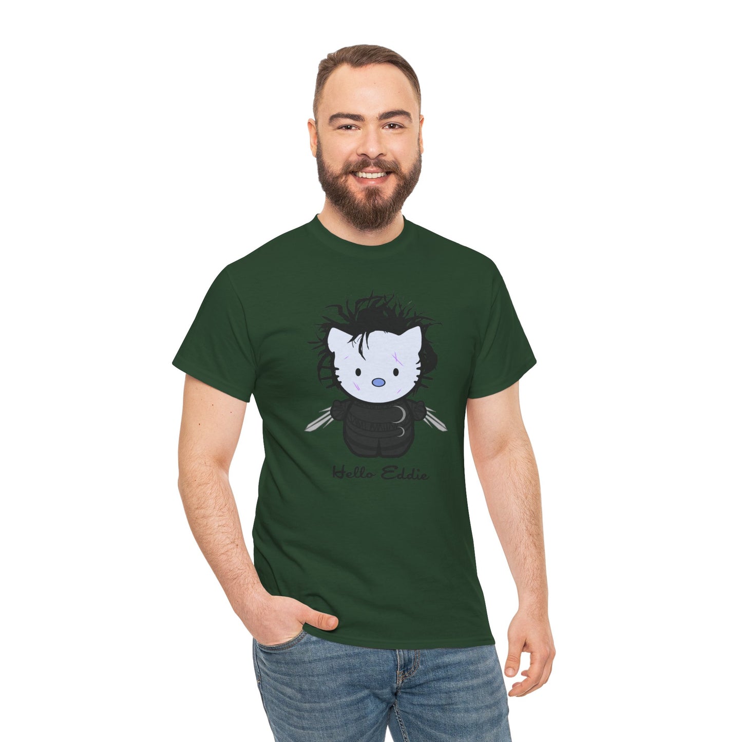 Hello Eddie Unisex Heavy Cotton Patreon Tee