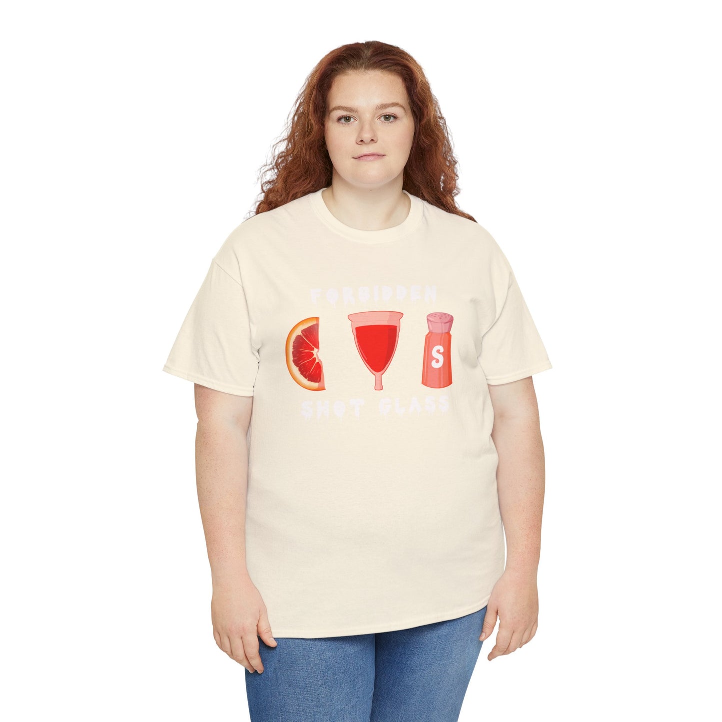 Forbidden Shot Glass Unisex Heavy Cotton Tee