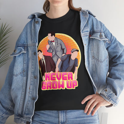 Never Grow Up Unisex Heavy Cotton Tee