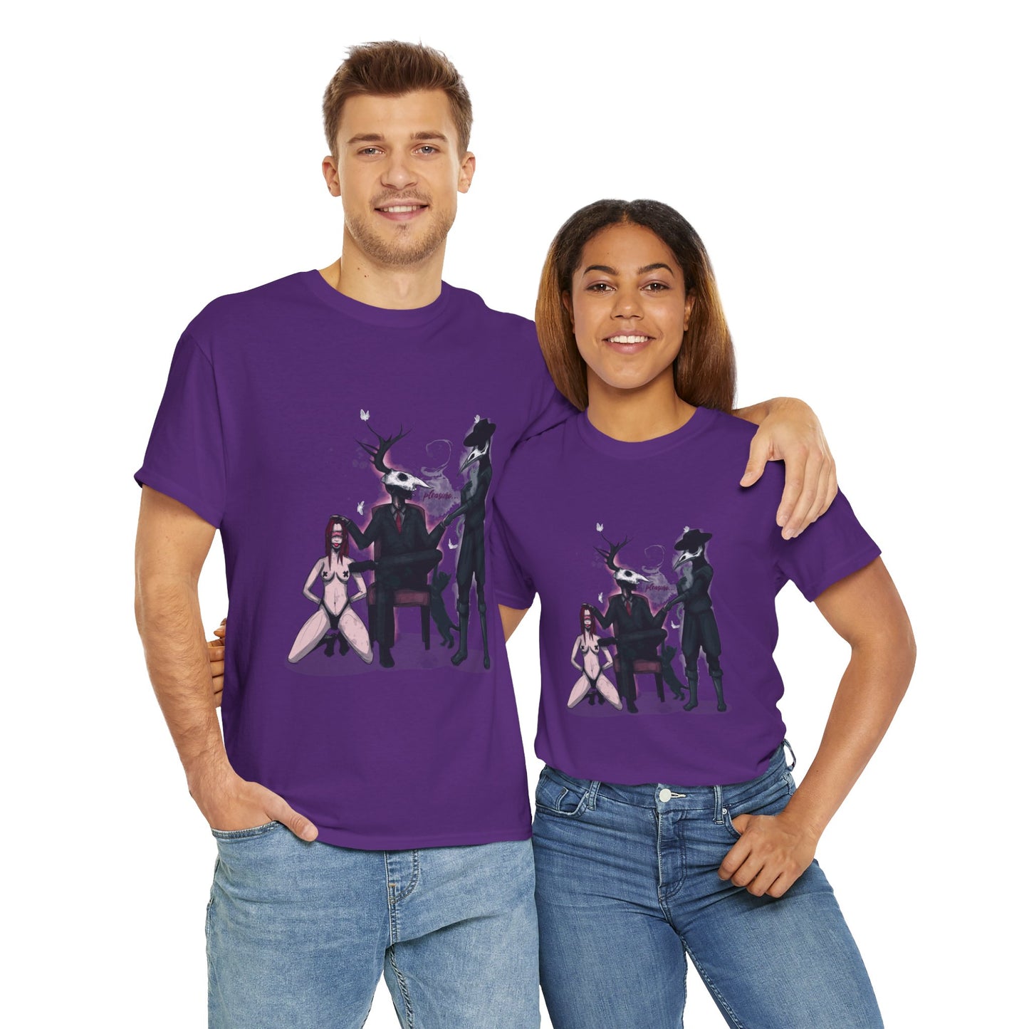 Deer Daddy / Nocturnal Unisex Heavy Cotton Tee