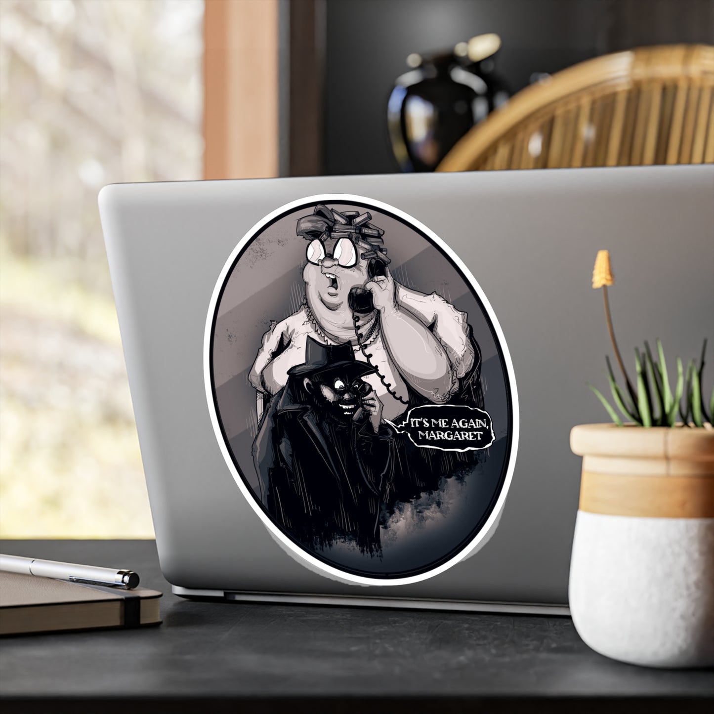 The Caller Kiss-Cut Vinyl Decal