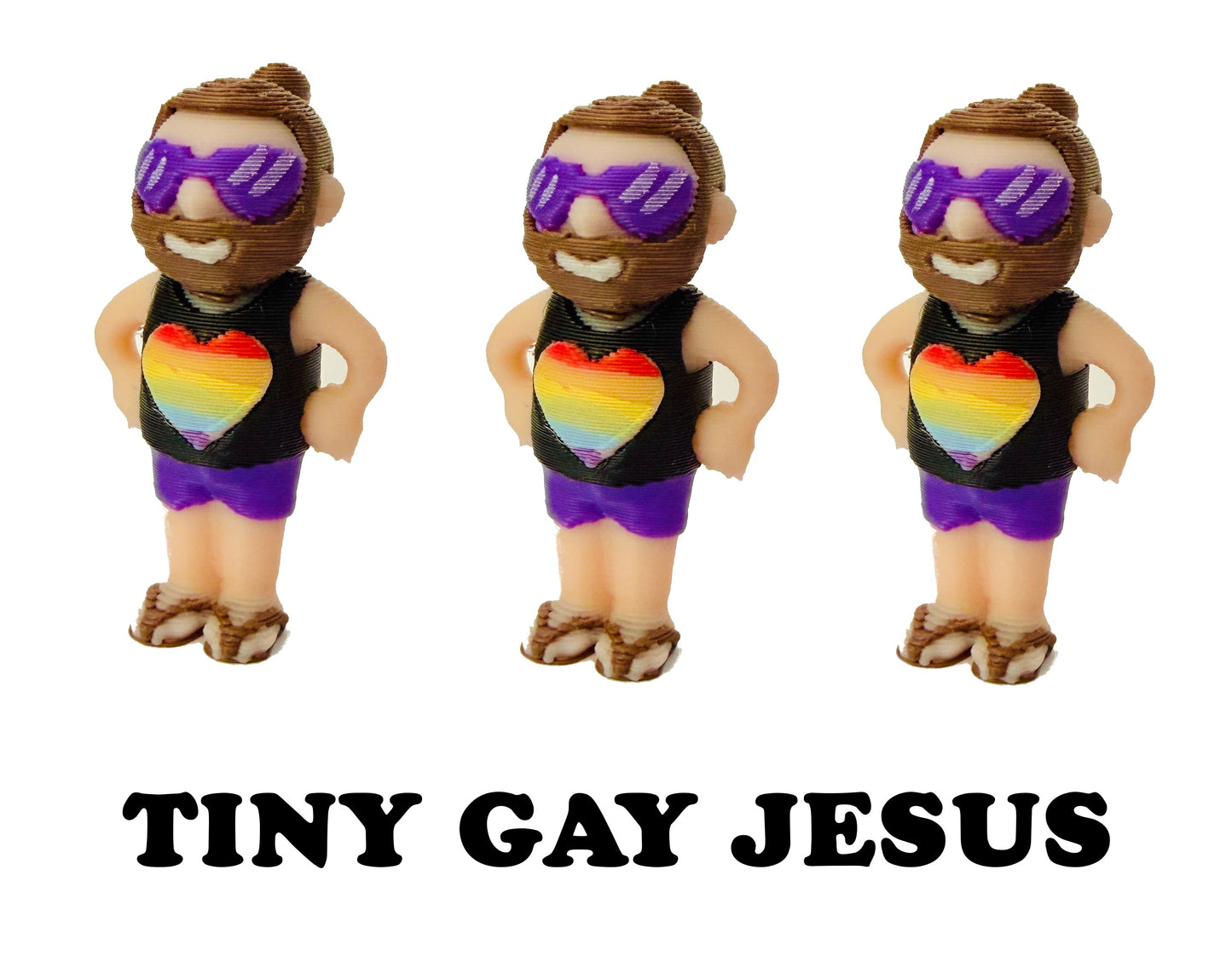 Mix & Match Tiny Figures (5 Pack) 3D Print Small Figure